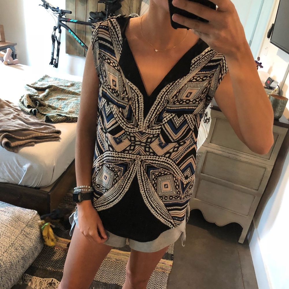Blousy Pattern Top